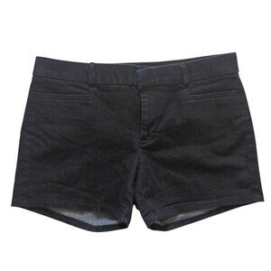 Banana Republic Women's Navy Chambray Tailored Flat Front Shorts Size 6P
